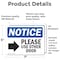 Signmission Please Use Other Door Sign With Symbol, 7 in W x Rectangle, Vinyl Decal OS-2PACK-NS-D-57-L-16363 - alternate 2